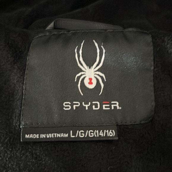 Spyder Big Boys L 14/16 Nexus Puffer Jacket - Insulated Black NWT - Picture 9 of 9